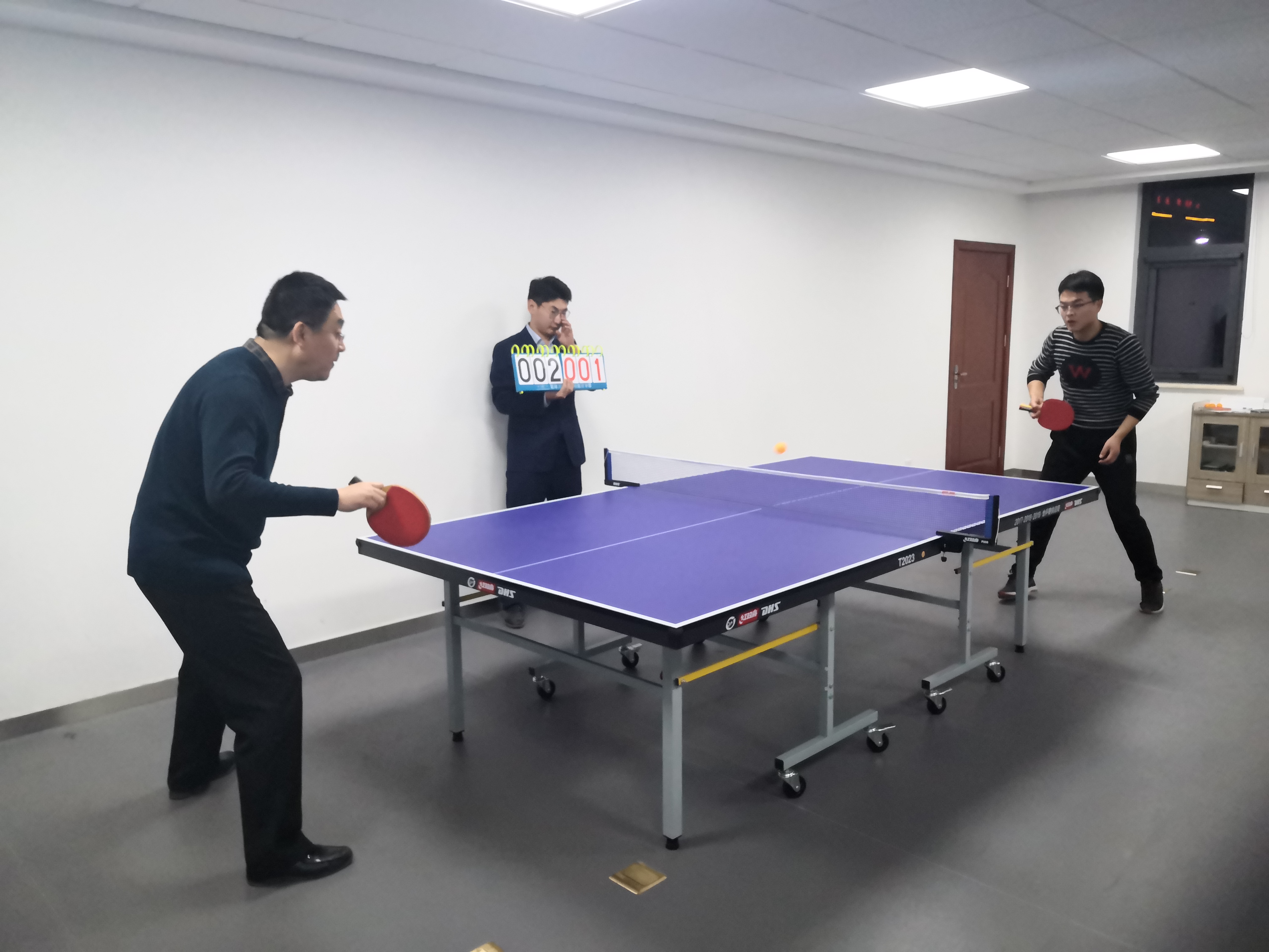 泓源公司舉辦“慶元旦、迎新春”職工乒乓球臺(tái)球比賽(圖2)